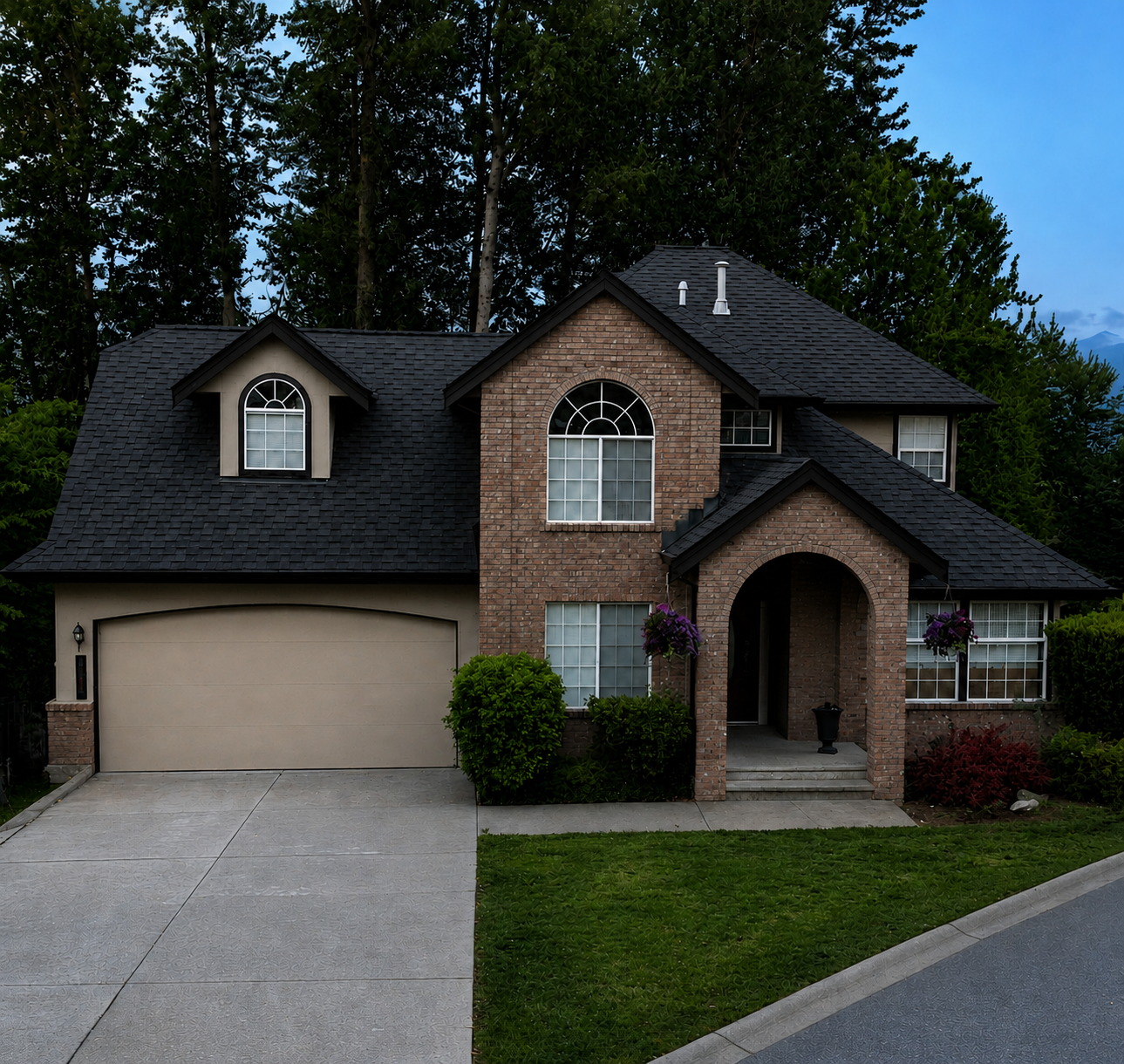 Home before Everyday Accent permanent lighting